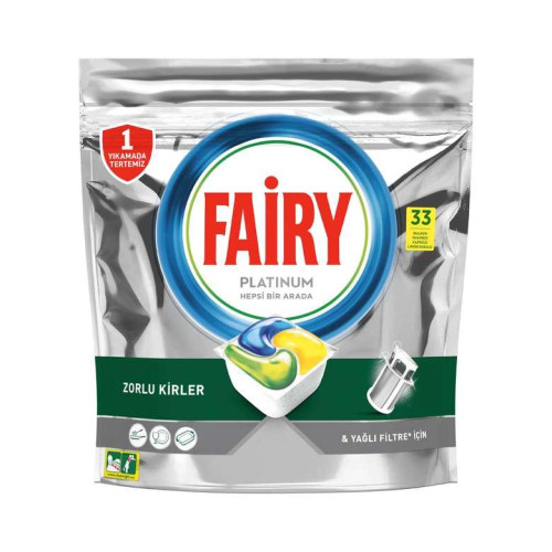 قرص ماشین ظرفشویی فیری FAIRY PLATINUM تعداد 33 عددی
