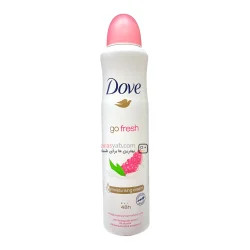 اسپری دئودورانت زنانه داو (Dove) مدل GO FRESH رایحه انار حجم 250 میل