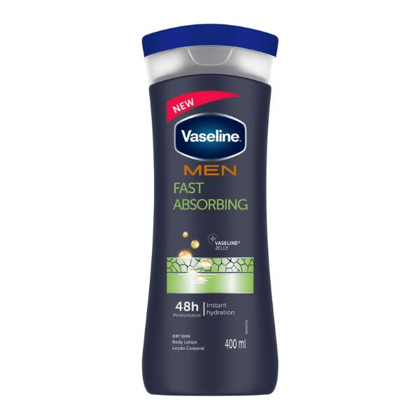 لوسیون بدن مردانه Fast Absorbing حجم 400میل وازلین (vaseline)