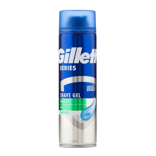 ژل اصلاح ژیلت(Gillette) سری Soothing مدل آلوئه ورا مخصوص پوس