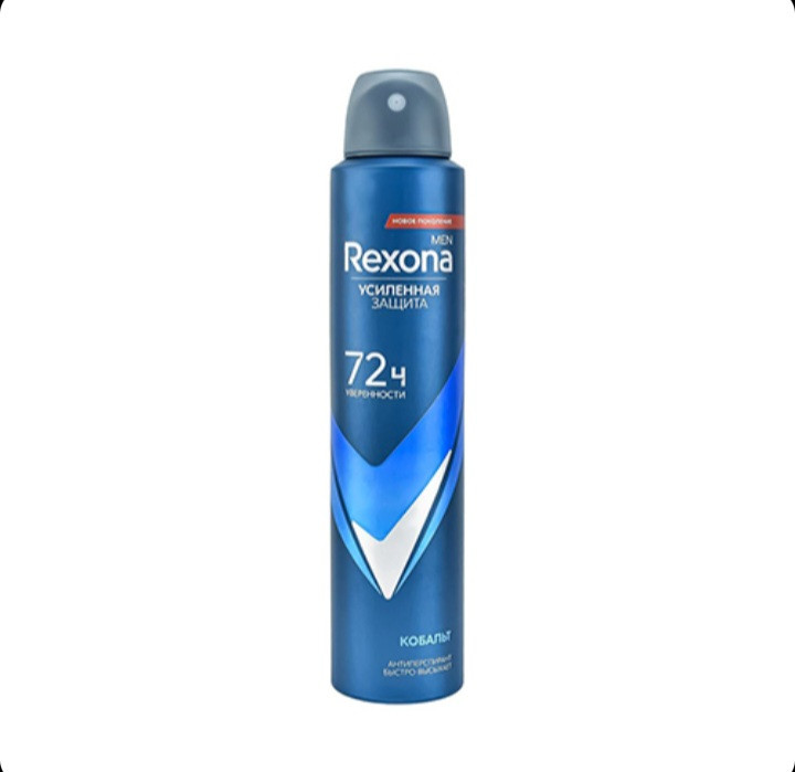 اسپری ضد تعریق روسی مردانه 72 ساعته رکسونا(rexona) مدل Cobalt dry حجم 200 میل