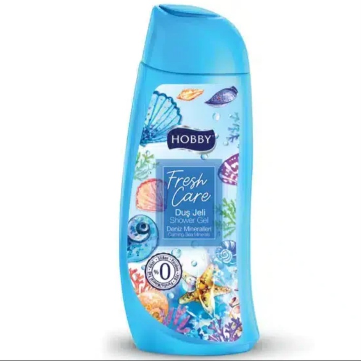 شامپو بدن هوبی (Hobby) سری Fresh Care حاوی عصاره مینرال دریایی حجم 500 میل