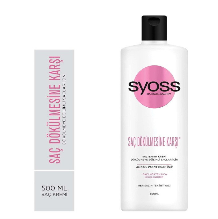 نرم کننده ضد ریزش مو سایوس syoss مدل Saç Dökülmesine Karşı حجم 500 میل