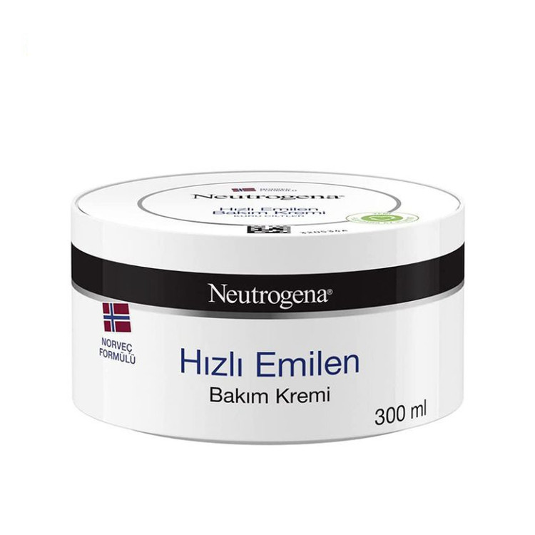 کرم مرطوب کننده زود جذب نوتروژینا NEUTROGENA مدل Hizli Emilen حجم 300 میل