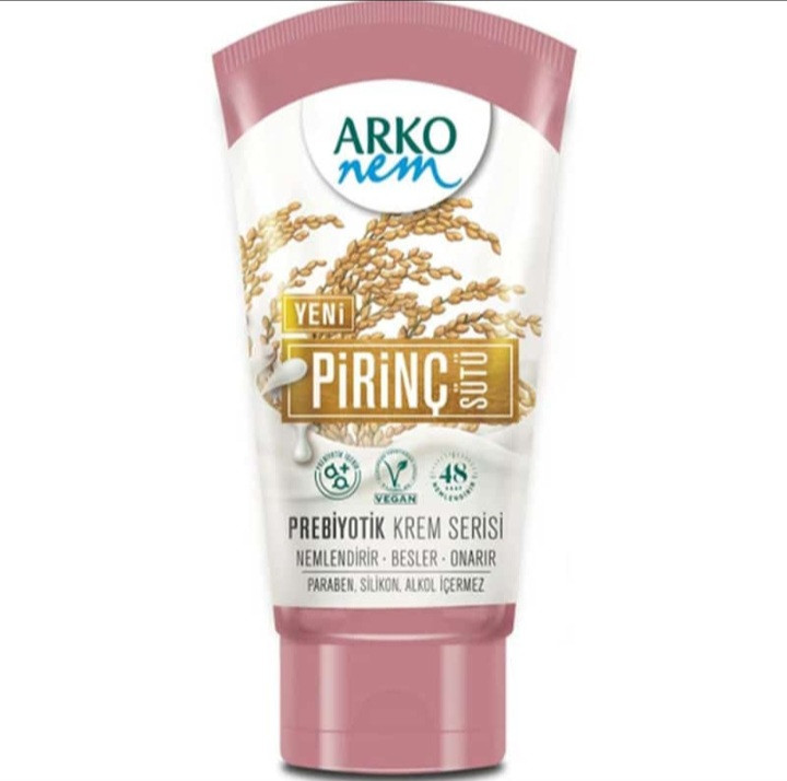کرم مرطوب کننده آرکو Arko حاوی شیر برنج 60 میل