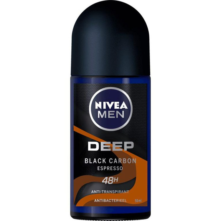 مام رولی ضد تعریق مردانه نیوا Nivea مدل Deep Espresso حجم 50 میل
