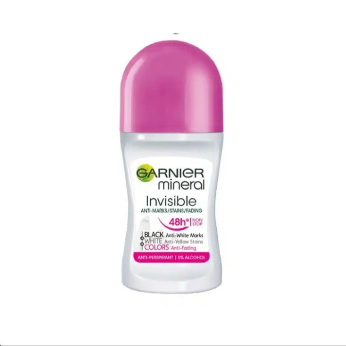 مام رولی ضد تعریق زنانه گارنیر مدل INVISIBLE حجم 50 میل