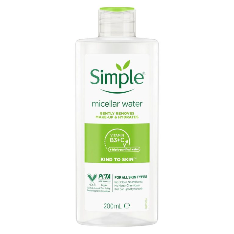 میسلار واتر آرایش پاک کن سیمپل simple مناسب پوست حساس 200 میل