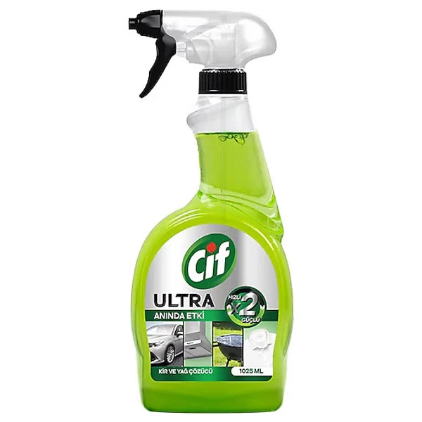 اسپری پاک کننده کثیفی و روغن آشپزخانه جیف Cif با اثر فوری 1025 میل