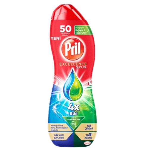 ژل ماشین ظرفشویی پریل Pril مدل Excellence حجم 900 میلی لیتر