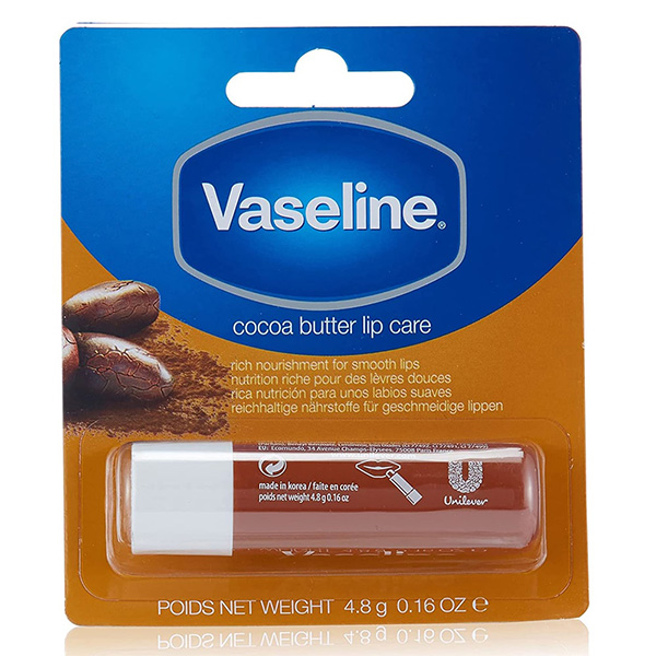 بالم لب استیکی وازلین Vaseline مدل کره کاکائو COCOA BUTTER وزن 4.8 گرم