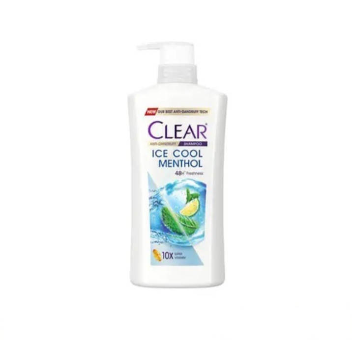 شامپو ضد شوره پمپی زنانه کلیر clear مدل Ice Cool Menthol حجم 650 میل