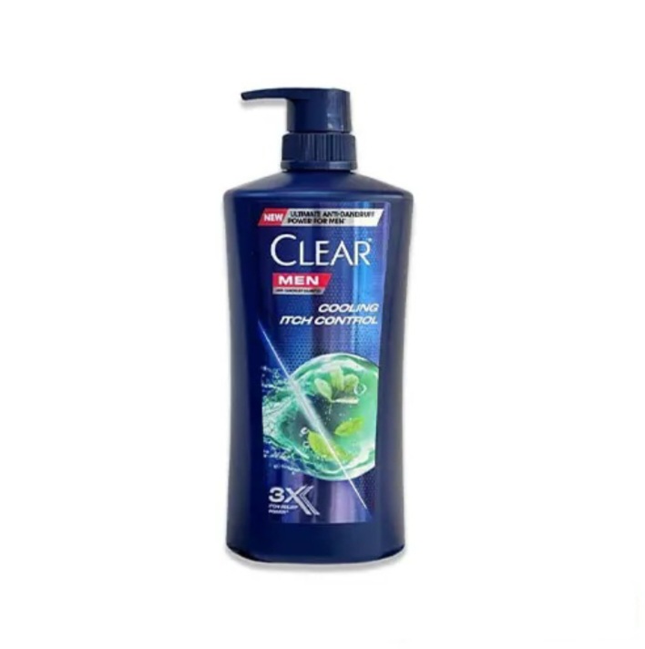 شامپو پمپی ضدشوره و خنک کننده مردانه کلیر clear مدل Cooling Itch Control حجم 650 میل