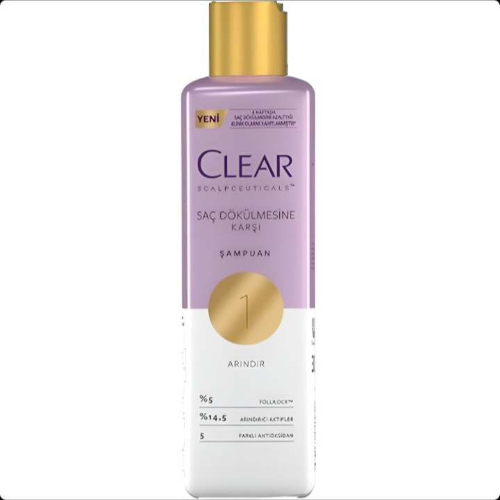 شامپو ضد ریزش و ضد شوره تخصصی زنانه کلیر مدل Intensive Scalp حجم 300 میل