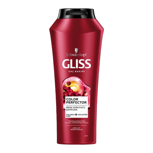 شامپو گلیس قرمز مدل کالر پرفکتور برای موهای رنگ شده حجم ۵۰۰ میل