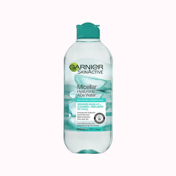 میسلار واتر گارنیر حاوی آلوورا و هیالورونیک اسید ۴۰۰ میلی لیتری