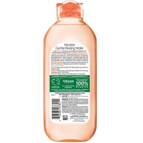 میسلار واتر لایه بردار گارنیر مدل پیلینگ ۴۰۰ میل