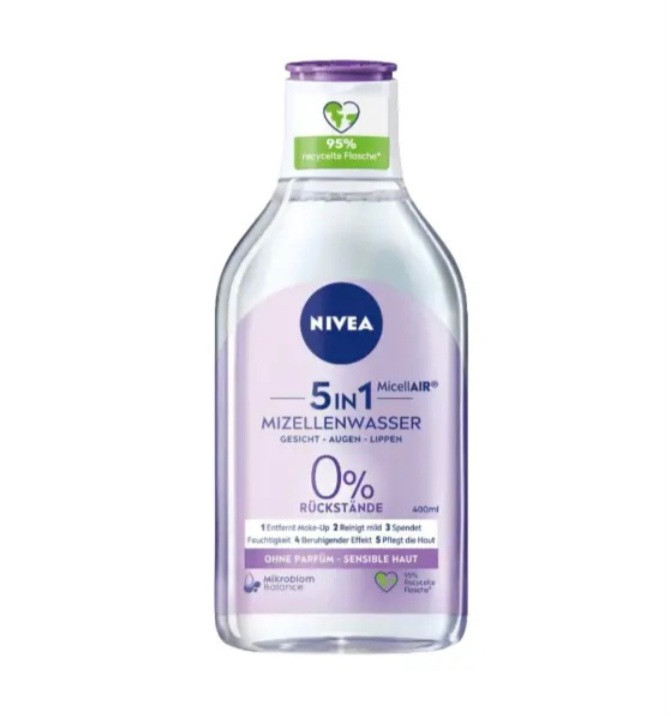 میسلار واتر ۵ در ۱ نیوآ برای پوست های حساس حجم ۴۰۰ میل