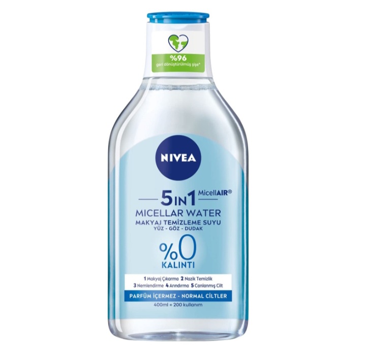 میسلار واتر نیوآ ۵ در ۱ برای پوست های نرمال ۴۰۰ میل