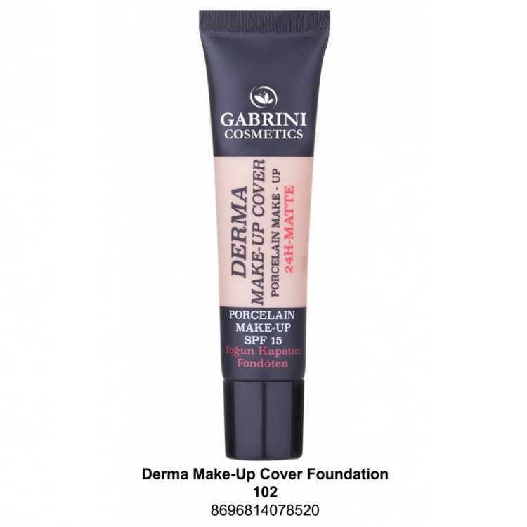 کرم پودر مات گابرینی درما شماره ۱۰۲