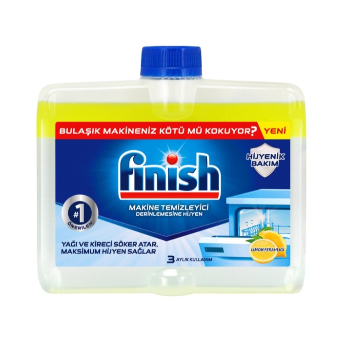 مایع جرم گیر ماشین ظرفشویی فینیش رایحه لیمویی حجم 250 میلی لیتر