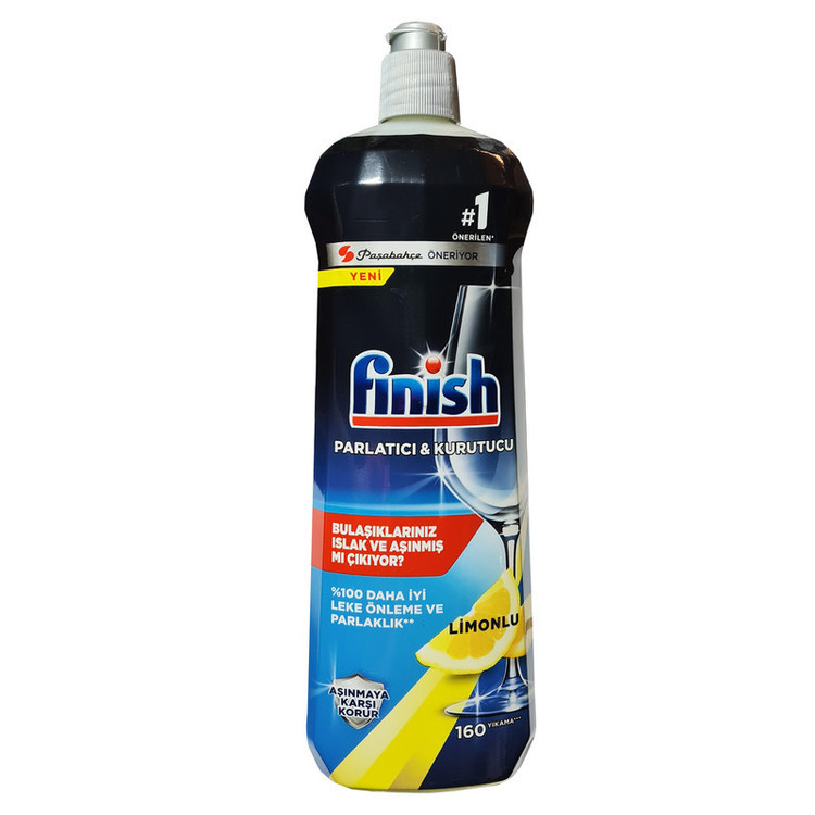 مایع جلادهنده ماشین ظرفشویی فینیش مدل Parlatici Leamon با حجم 800 میلیلیتر