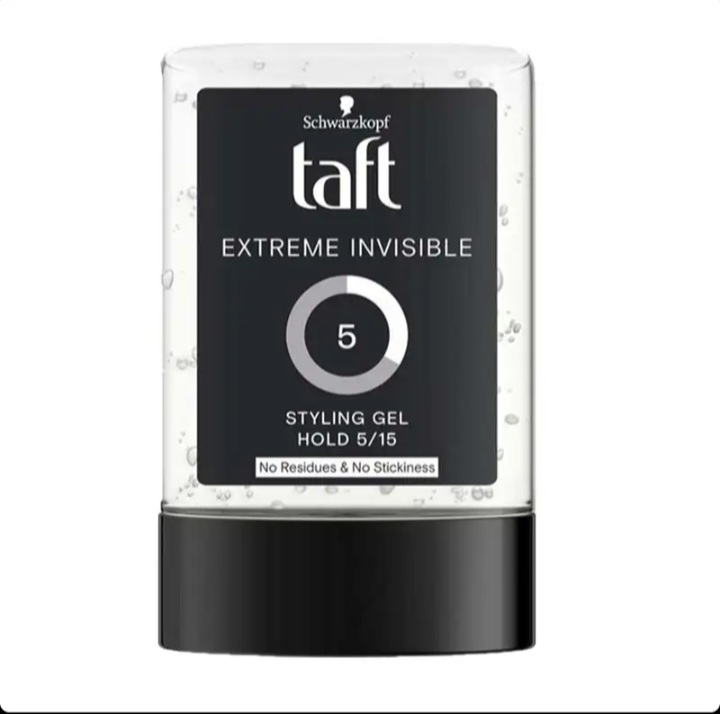 ژل حالت دهنده مو تافت مدل اکستریم اینویزیبل ۵ حجم ۳۰۰ میل